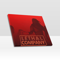 lethal company frame canvas print, wall art home decor poster