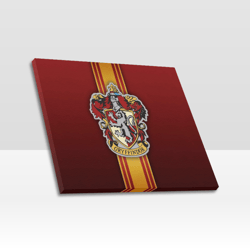 Gryffindor Frame Canvas Print, Wall Art Home Decor Poster