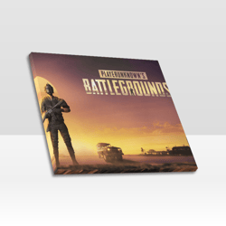 Pubg Frame Canvas Print, Wall Art Home Decor Poster