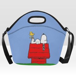 snoopy dog neoprene lunch bag, lunch box