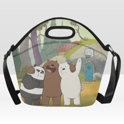 we bare bears neoprene lunch bag, lunch box