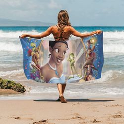 princess and the frog beach towel