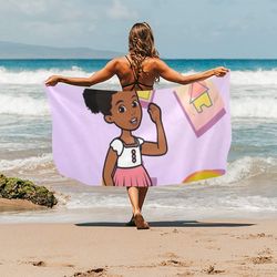 gracie corner beach towel