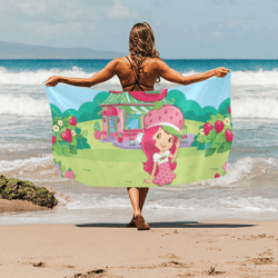 strawberry shortcake beach towel