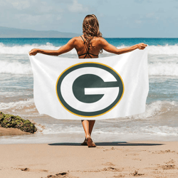 green bay packers beach towel