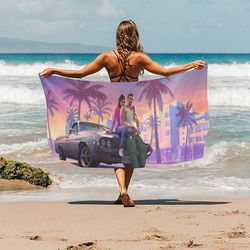grand theft auto 6 beach towel