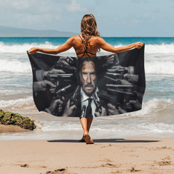 john wick beach towel