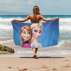 frozen beach towel