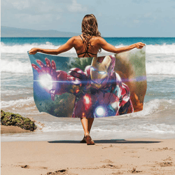 Iron Man Beach Towel