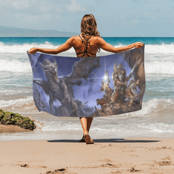dungeons and dragons beach towel
