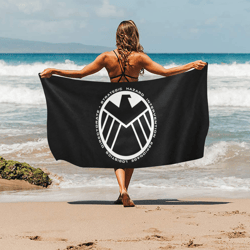 shield avengers beach towel