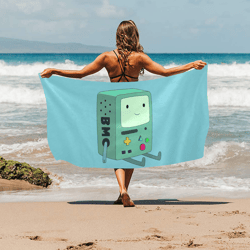 robot bmo beach towel