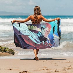 jujutsu kaisen beach towel