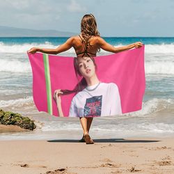 lisa blackpink beach towel