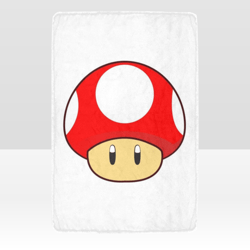 super mario mushroom blanket lightweight soft microfiber fleece