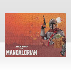 mandalorian jigsaw puzzle wooden