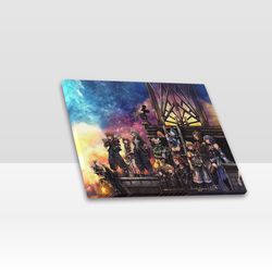 kingdom hearts frame canvas print