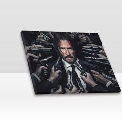 john wick frame canvas print