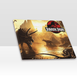 jurassic park frame canvas print