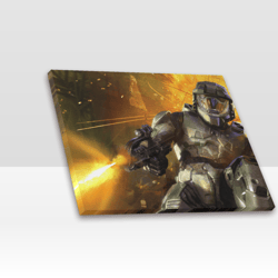 halo frame canvas print