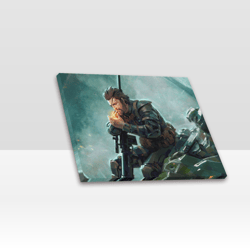 metal gear solid frame canvas print