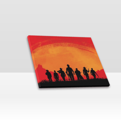 red dead redemption frame canvas print