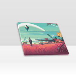 no man's sky frame canvas print