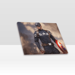 captain america frame canvas print