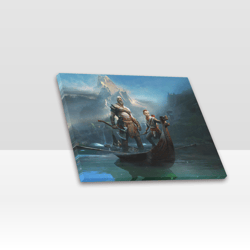 god of war frame canvas print