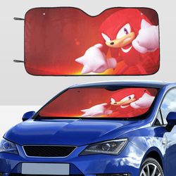 knuckles car sunshade