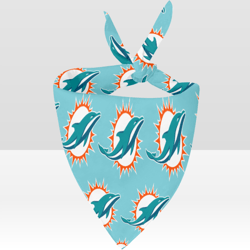 miami dolphins pet dog bandana