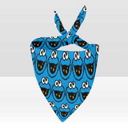 cookie monster pet dog bandana