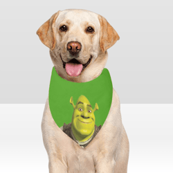 shrek pet dog bandana