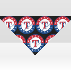 texas rangers pet dog bandana