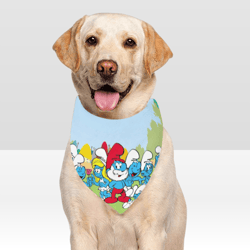 smurfs pet dog bandana