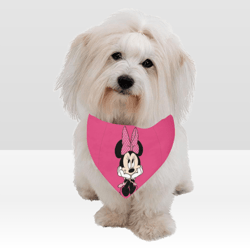 minnie mouse pet dog bandana