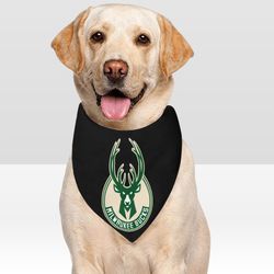 milwaukee bucks pet dog bandana