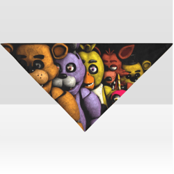 fnaf five nights at freddy's pet dog bandana