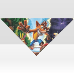 crash bandicoot pet dog bandana