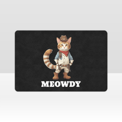 Meowdy Doormat, Funny Door Mat