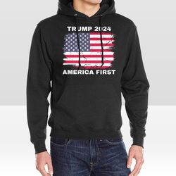 trump 2024 america first hoodie