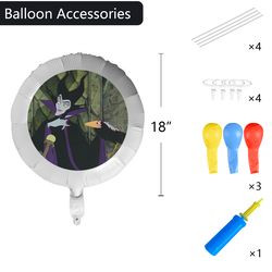 maleficent foil balloon