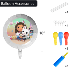 gabbys dollhouse foil balloon