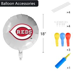 cincinnati reds foil balloon