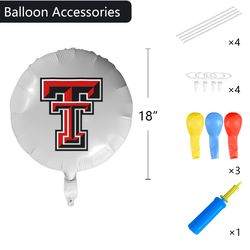 texas tech foil balloon