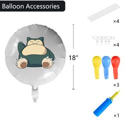 snorlax foil balloon