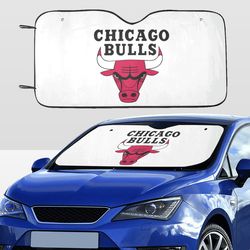chicago bulls car sunshade