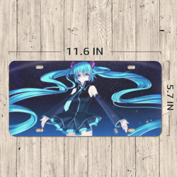 Hatsune Miku License Plate