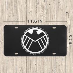 Shield Avengers License Plate