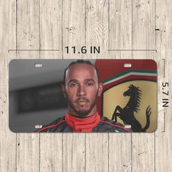 lewis hamilton license plate